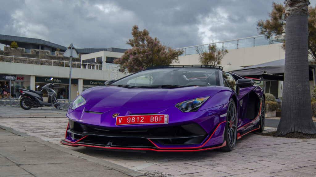 Lamborghini Aventador SVJ Roadster For Sale Purple Supercars For Sale